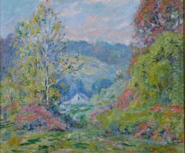 Depicting A Brown County Valley In Autumn - view 1