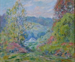 Depicting A Brown County Valley In Autumn by Carl C. Graf