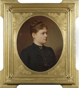 Portrait Einer Dame. by Ludwig Graf