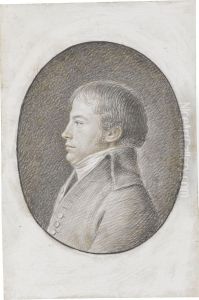 Head And Shoulders Portrait Of A Man In Profile by Anton Graff