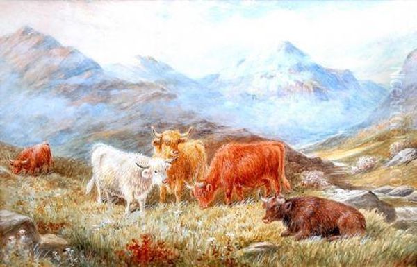 Highland Cattle In The Highlands - view 1