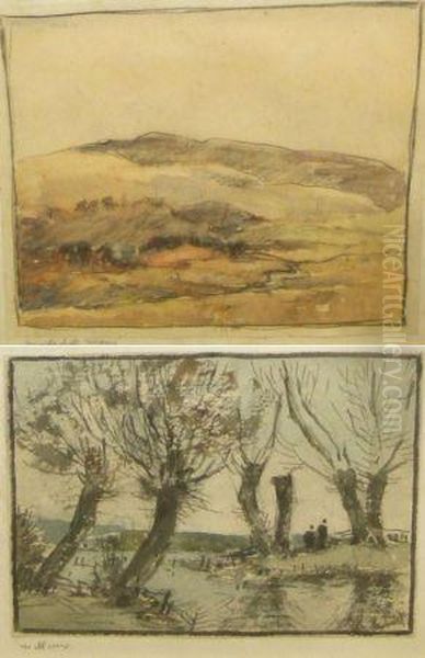 Inscribed Wensleydale; And Willows - view 1