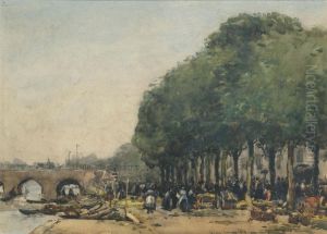 On The River Seine, Paris by George Ii Graham