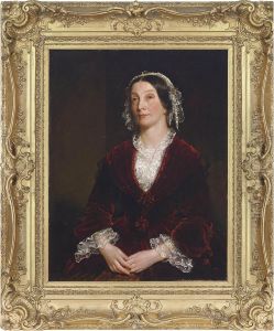 Portrait Of Mrs Adam Black by John Graham Gilbert