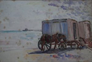 Bathing Machines At Walton On The Naze