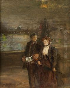 Study For Orpheus & Eurydice by Thomas Alexander Graham