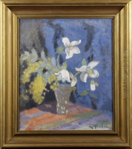 Blomsterstilleben by Hjalmar Grahn