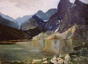 Staw W Gorach by Antoni Gramatyka