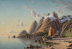 Hamn Med Batar by Julius Granberg