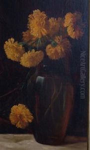 Still Life With Flowers by Henrietta Augusta Granbery