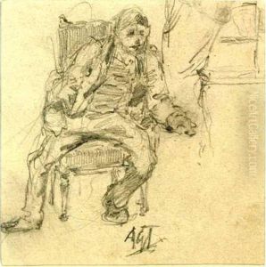 Homme Assis by Achille Granchi-Taylor