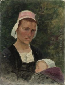 Femme Et Enfant by Achille Granchi-Taylor