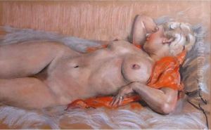 Nu Allonge by Jean-Albert Grand-Carteret