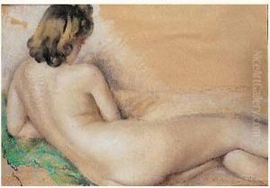 Modele Nu De Dos by Jean-Albert Grand-Carteret