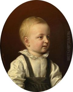 Portrait Of A Boy by Josef Grandauer