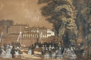 Visite De La Reine Victoria A Saint-cloud by Grandsire, Pierre Eugene