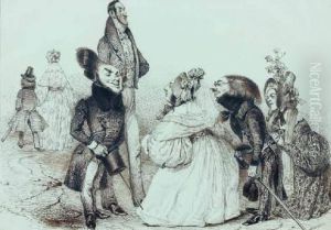 Caricature by Jean-Jacques Grandville