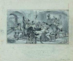 L'ecritoire Monarchique by Jean-Jacques Grandville