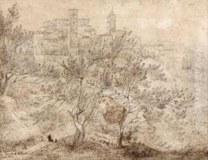 Paysage D'italie by Francois-Marius Granet