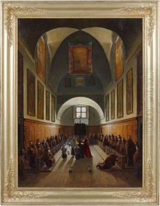 Le Choeur De La Chapelle Des Capucins De La Place Barberini A Rome Le Choeur De La Chapelle Des Capucins De La Place Barberini A Rome