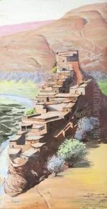 Kasbah D'anebdour (grand Atlas) by Andre Grange