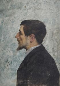 Portrait Of A Albert Saint Paul by Joseph Granie