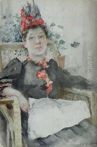 Seated Lady by Clement Rollins Grant