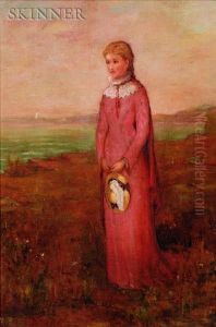 Portrait Of A Young Woman by Clement Rollins Grant