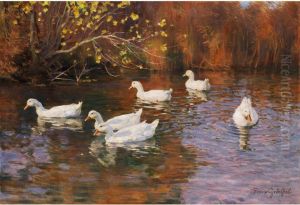 In Der Abendsonne by Franz Grassel