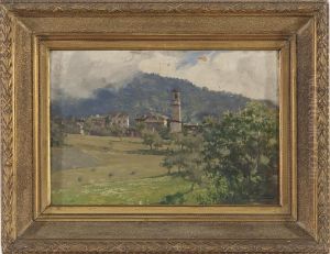 Scorcio Di Paese by Serafino Grassi