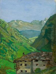 Paesaggio Montano by Giuseppe Grassis