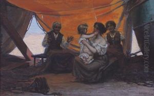 La Famiglia Del Pescatore by Giuseppe Grassis