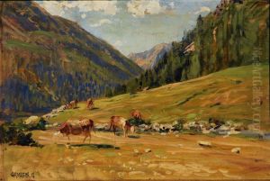 Paesaggio Alpino by Giuseppe Grassis