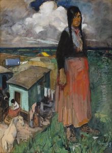 Gypsy Girl by Gerardus Hendrik Grauss