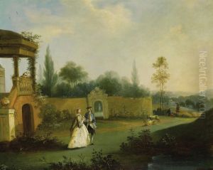 Dans Le Jardin by Hubert-Francois Gravelot