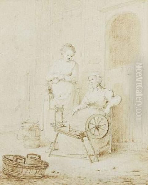 Les Deux Fileuses - view 1