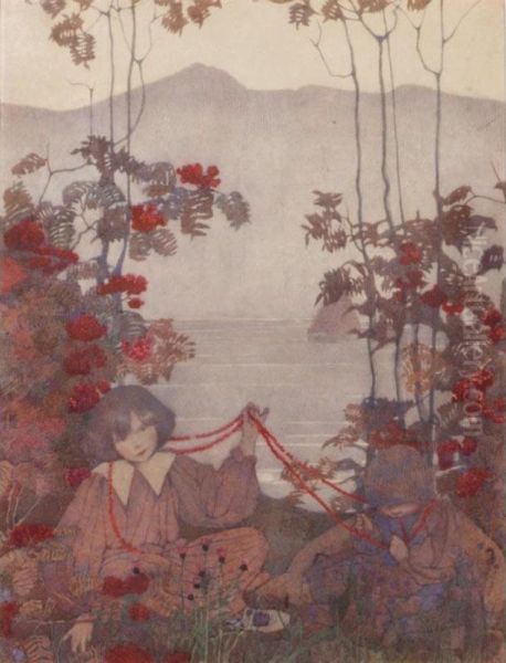 String Of Rowan Berries - view 1