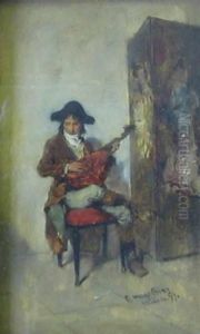 Man Playing Mandolin