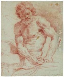 Etude D'homme Assis by Ercole Graziani