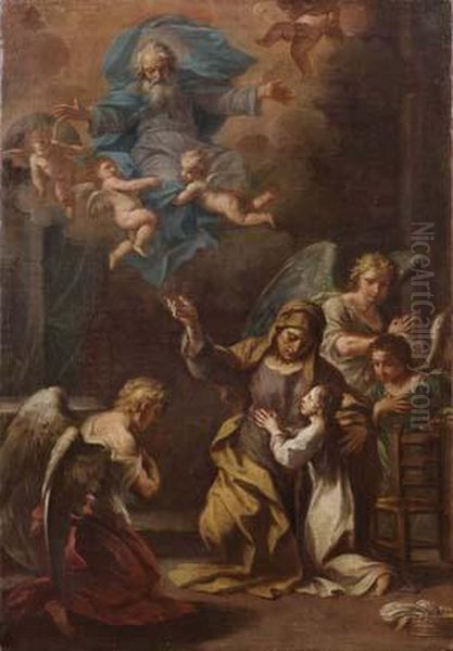 Sant'anna Indica Alla Vergine Bambina La Propria Natura Divina - view 1