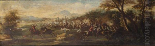 Landscape With A Cavalry Skirmish - view 1