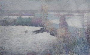 Winter Landscape, Lieutenant River, Old Lyme by Edmund William Greacen