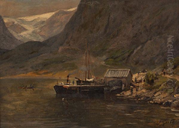 Fjordlandschaft Mit Booten - view 1