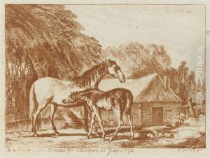 A Lion Devouring A Horse by Benjamin Green