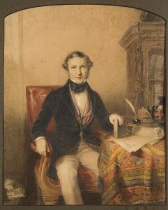 Portrait Of A Man Seated In His Study