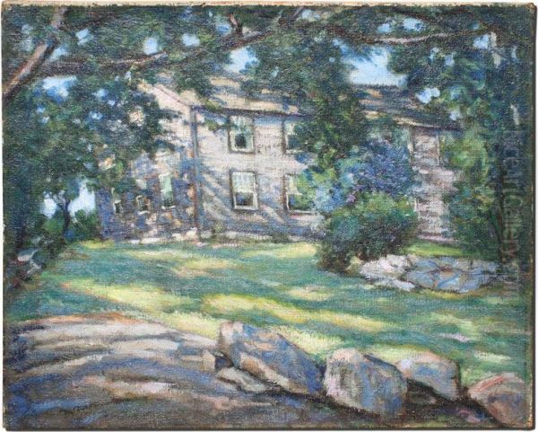 New England Home In The Afternoon Sun - view 1