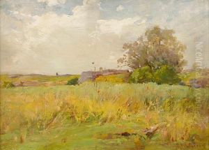 Impressionistic Landscape by Charles Edwin Lewis Green