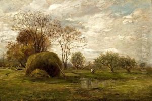 Pastoral Landscape by Charles Edwin Lewis Green