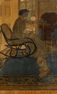 The Sewing Room by Elizabeth Shippen Green