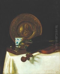 Still Life With Violin by Frank Russell Green